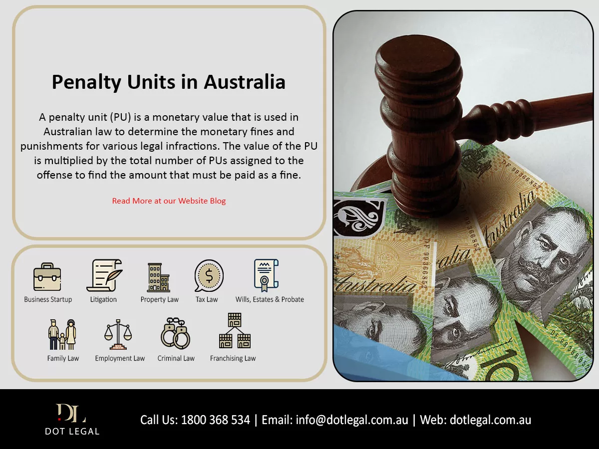 Penalty Unit in Australia Dot Legal Providing Law Services in NSW